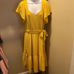 NWT - London Times Yellow Dress